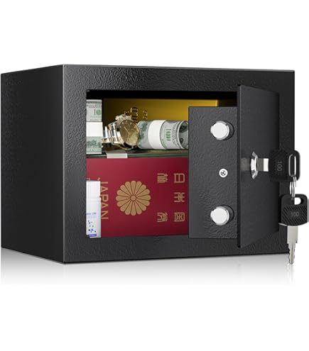 金庫 家庭用 業務用 電子式 テンキー式 51L ブラック Amazon.co.jp