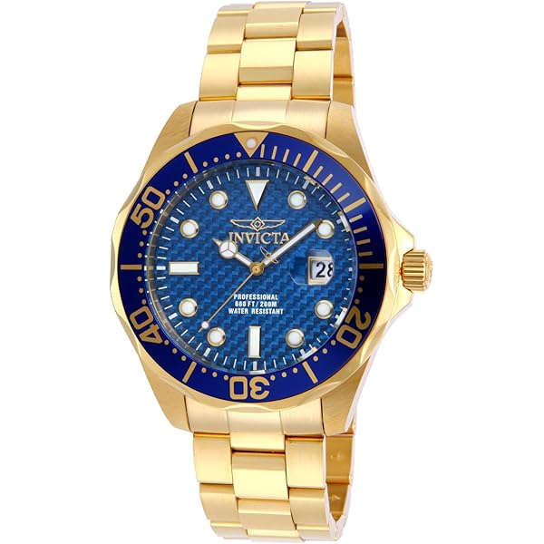 Amazon | Invicta メンズ JT クォーツ腕時計 ゴールド 26417, ゴールド