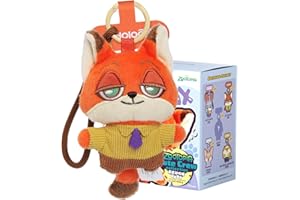 52TOYS BLINDBOX Zootopia Cute Crew「ズートピア フレンズ」シリーズ ぬいぐるみブラインドボックス フィギュア ガチャガチャ コレクション おもちゃ 塗装済み コレクター・誕生日・クリスマスのギフトに最適 (一個入り)