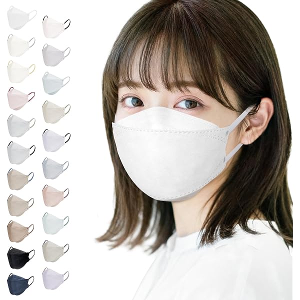 Amazon.co.jp: [AENA] 4層構造 接触冷感 不織布マスク (ホワイト/MS