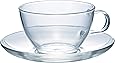 HARIO(ハリオ) 耐熱ティーカップ&ソーサー 満水容量230ml 日本製 TCSN-1T