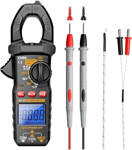Amazon.co.jp: デジタルクランプメーターTCM-400A : 産業・研究開発用品