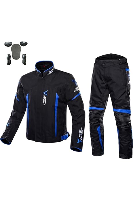 Amazon.co.jp: [MOTOGS] バイク用 ジャケット&パンツ上下セット 