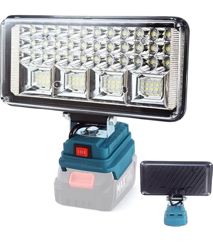Amazon.co.jp: 作業灯 ledワークライト投光器充電式マキタ18 V