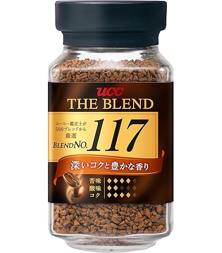 Amazon.co.jp: UCC ザ・ブレンド 117 瓶 90g インスタントコーヒー×3個