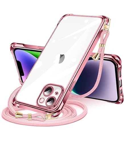 Amazon.co.jp: Muciyazi 用の iPhone 13 ケース クリア ショルダー 