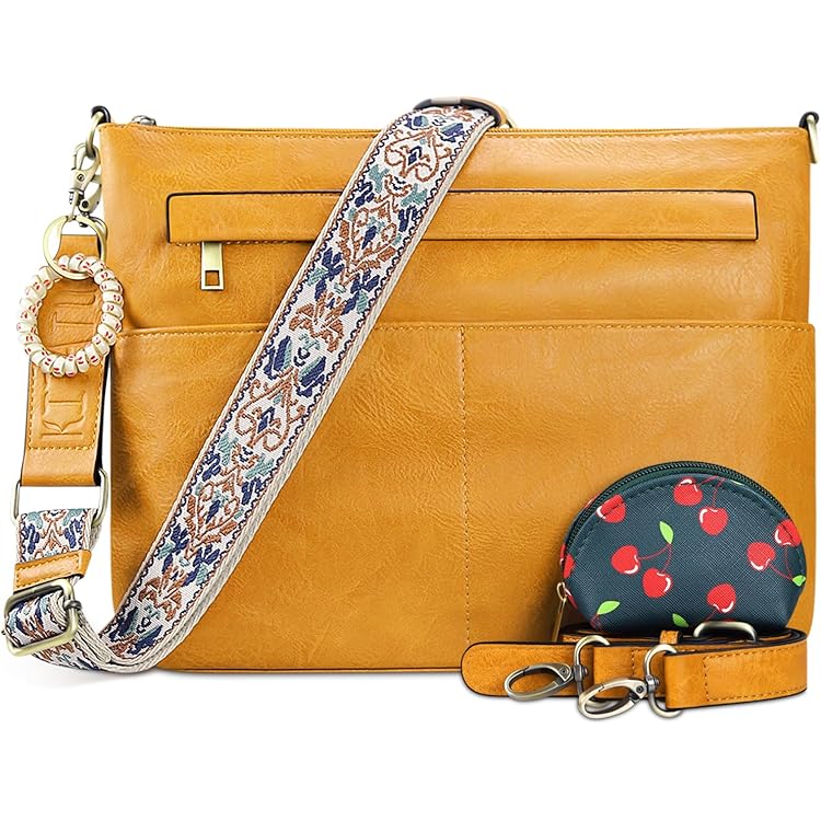 K I T A T U ショルダーバッグ レディース カバン 斜め掛けバッグ ショルダーストラップ2本 大容量 ハンドバッグ 柔かい素材 シンプル お Amazon | K I T A T U ショルダーバッグ レディース カバン 斜め掛け