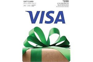 $200 Activ Visa Gift Card - Delivered by mail (plus $7.95 Purchase Fee)