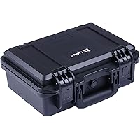 Lykus HC-3010 防水ハードケース 格子状カットスポンジが内蔵 内寸:30x20x12cm ピストル、小型ドローン、ビデオカメラ、アクションカメラなどに適用