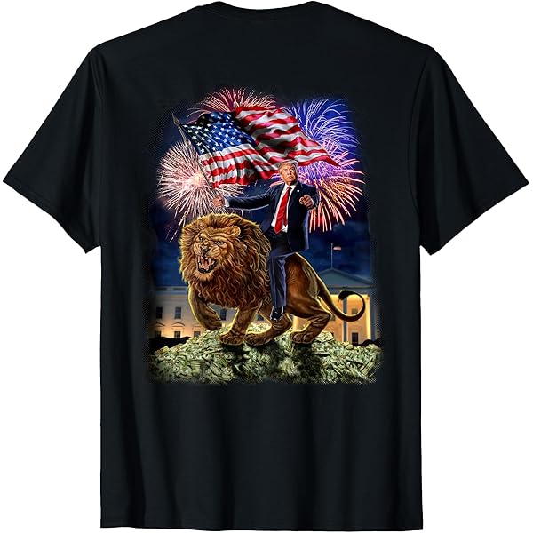Amazon | 戦車 の上に立つ トランプ大統領 Tシャツ | Tシャツ
