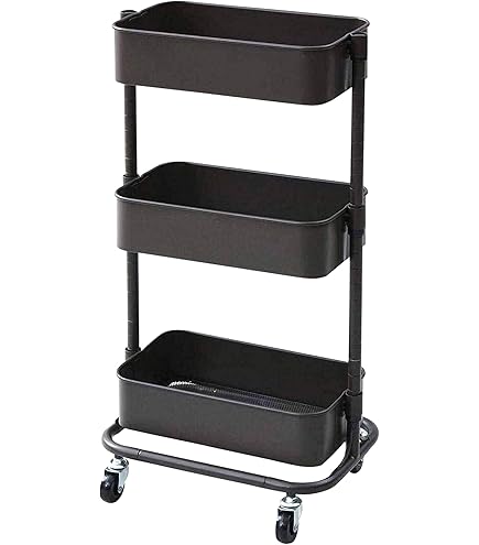 ♦専用♦KAWAJUN河淳　店舗什器　スチールワゴン４段 Amazon.co.jp: KAWAJUN (カワジュン) 河淳 バスケット ワゴン 90