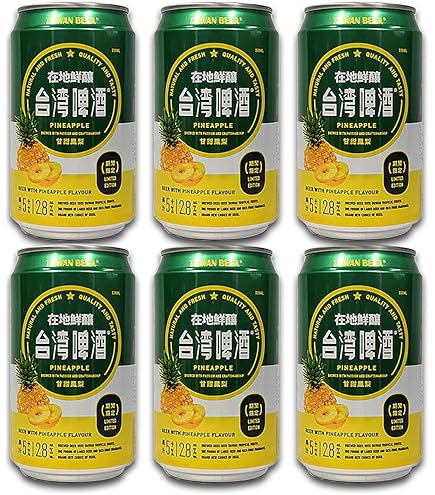 Amazon.co.jp: 台湾啤酒 六种口味组合 台湾ビール 金牌 ライチ