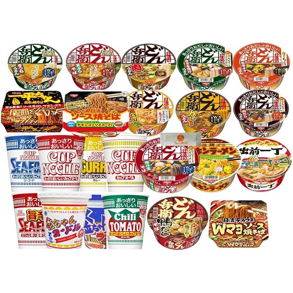 Amazon.co.jp: 日清食品 カップヌードル カップ麺 12種類12食