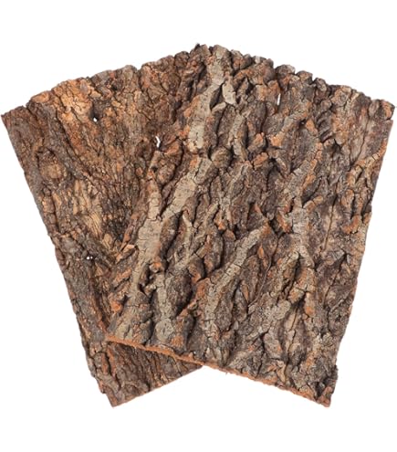 POPETPOP 3Pcs Reptile Bark Cork Wood For Reptiles Cork Bark Tree Bark