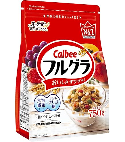 Amazon.co.jp: カルビー フルグラ 750g ×6袋 シリアル : 食品・飲料・お酒