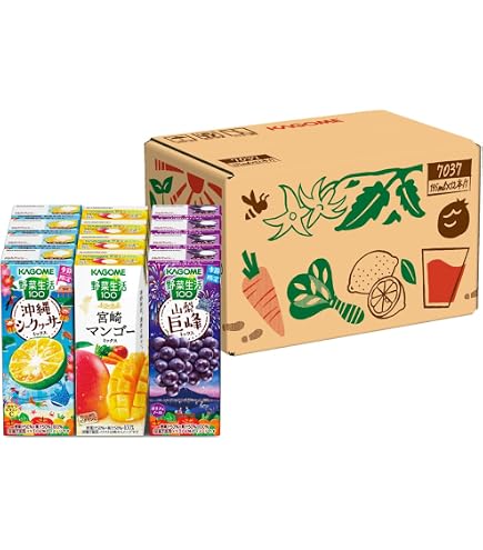 Amazon.co.jp: [セット品] カゴメ 野菜ジュース 野菜生活100 200ml