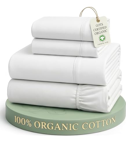 Amazon｜BIOWEAVES 100%オーガニックコットン キング枕カバー 300