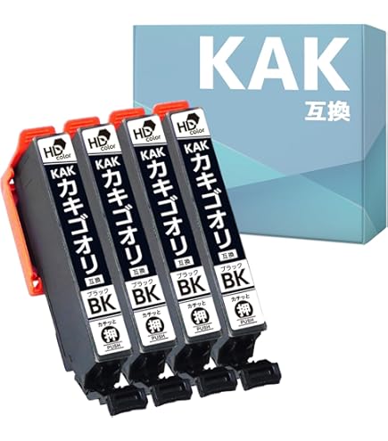 Amazon.co.jp: エプソン EPSON 純正インクカートリッジ KAK-BK