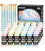 アクリル画　アガ-バランスカ作　50cm ✖️41cm 数字パッケージの絵画、自然、デイジー、花、アクリル絵の具、絵