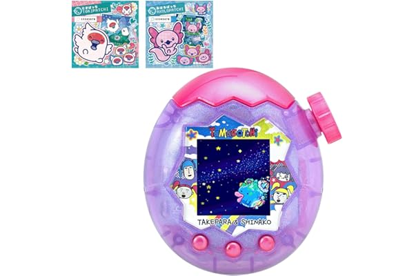 [バンダイ(BANDAI)] Tamagotchi Paradise - Purple Sky 竹下☆ぱらだいす＆しなこスペシャルセット（特典：Amazon.co.jp限定『たまラボステッカー：ときぱっち』＆『たまラボステッカー：あほろぱっち』付き）対象年齢 6才以上 たまごっちパラダイス