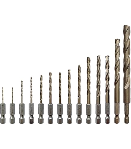 HARFINGTON M35 High Speed Steel Cobalt Twist Drill Bit Set 3