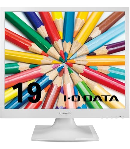 Amazon.co.jp: I-O DATA 19型スクエア液晶ディスプレイ ホワイト LCD 