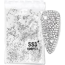 Amazon.co.jp: COLORBIRD ラインストーン ガラス製 ネイルパーツ