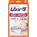 ムシューダ 衣類 防虫剤 防カビ剤配合 引き出し・衣装ケース用 24個入 無香タイプ 1年間有効