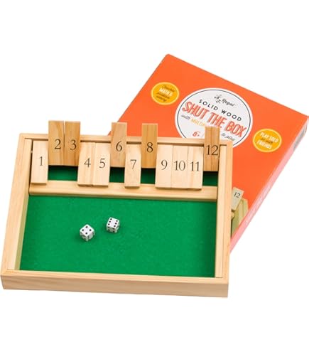 Amazon.co.jp: 木製9#シャット・ザ・ボックスゲーム - ミニ
