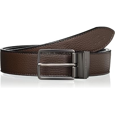 Amazon | [ラコステ] BELT ベルト メンズ リバーシブル ブラック
