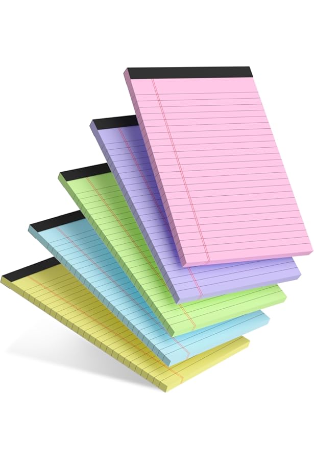 2 Pack Note Pads 11" X 9.5" Legal Pads College Ruled Notepad