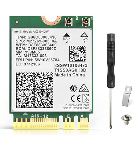 POINWER WiFi 6 Intel AX200 Up to 2974Mbps with Bluetooth 5.1