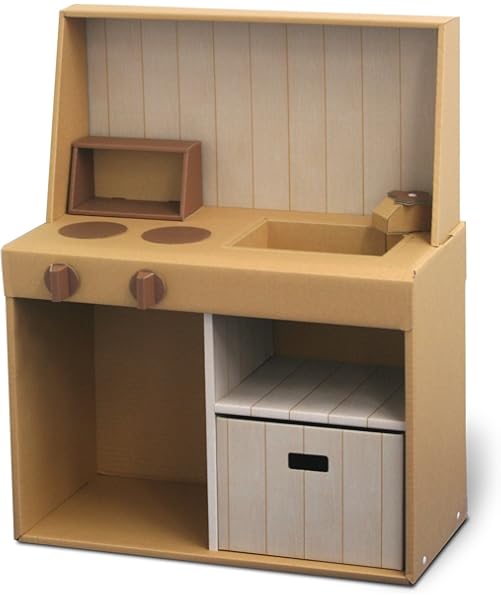 Amazon Co Jp 森井紙器 段ボール工作シリーズ おままごとダンボールキッチン ホーム キッチン