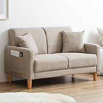 Amazon｜家具350 Emma エマ ソファ ソファー 2人掛けソファ 2人