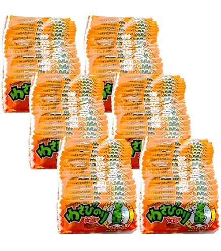Amazon.co.jp: わさびのり太郎【60枚】 : 食品・飲料・お酒
