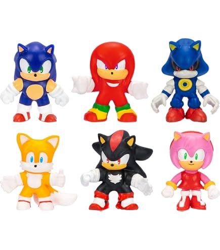 Heroes of Goo JIT Zu Sonic The Hedgehog - Chaos Emerald Shadow - Expandable Hero - Squeeze The Shadow Body to reveal the Emerald of Chaos in Son Goo