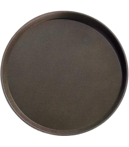 Amazon｜お盆 トレー 滑らない 大きい 業務用 トレイ 丸盆 41cm 繊維