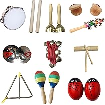 パーカッション・打楽器 mayonezugt Amazon | Leefasy モンテッソーリ打楽器楽器子供楽器音楽