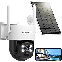 Amazon.co.jp: VORGUT 防犯カメラ 屋外 モニター付き 2.4Ghz/5Ghz対応