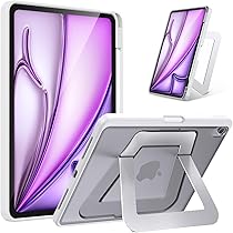 値下げしました！　Apple iPad シルバー 本体 + スタンドカバー Apple iPad シルバー 本体 スタンドカバー付き