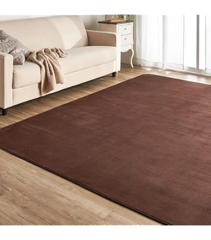 200×240㌢　ブラウン　ラグ・カーペット 楽天市場】竹 ラグ 200 240 約200×240cm 拭ける おしゃれ ラグ