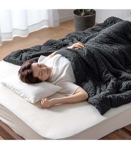 Amazon｜「§zz．luxi」 肌掛け布団 シングル 夏布団 ひんやり