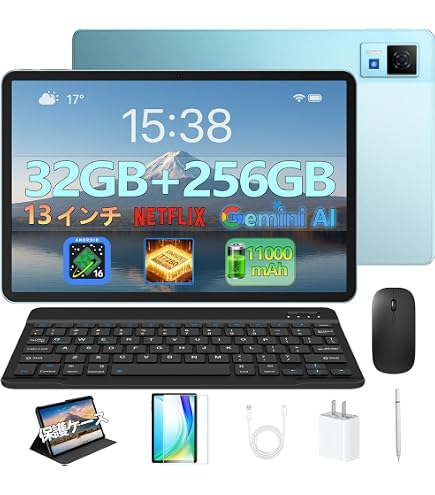Amazon.co.jp: 【Android16 13インチタブレット】U13 セット版 Android
