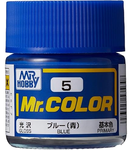 Amazon | 【溶剤系アクリル樹脂塗料】Mr.カラー C5 ブルー (青