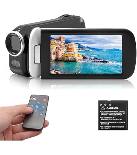 Amazon | ビデオカメラ 8K HDMI出力WIFI機能6400万画素18倍