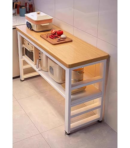 Amazon｜家具 キッチン カウンター ダイニングテーブル 作業台 調理台