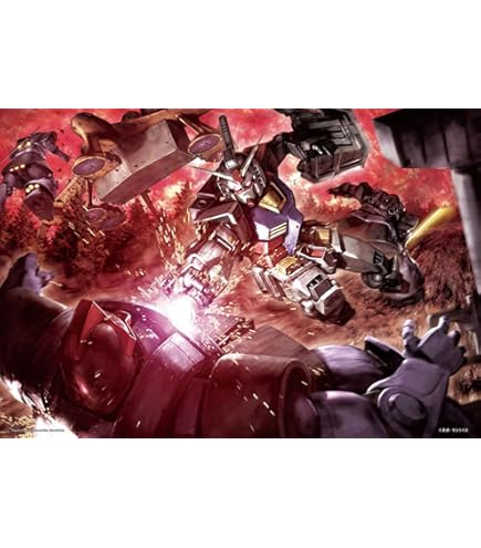 初版限定エンブレム付　ガンダム　1000pパズル　宇宙の激闘 Amazon.co.jp: 1000ピース ジグソーパズル 機動戦士ガンダム