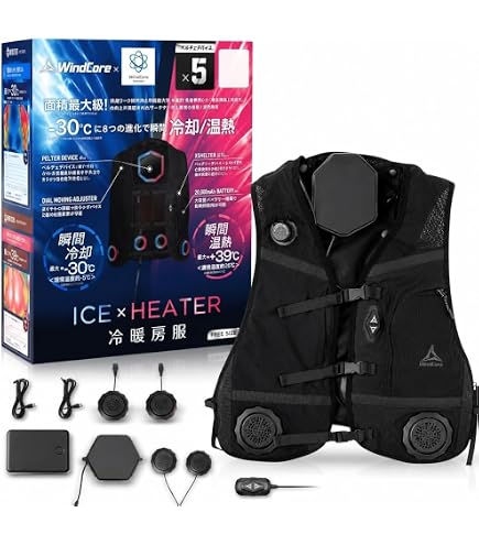 Amazon.co.jp: TohokuAce, 2026 Model Workman, Windcore Peltier Vest