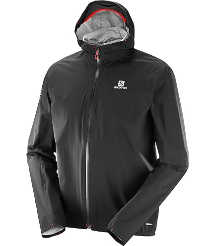 SALOMON - SALOMON サロモン 登山シェルジャケット レインウェア ブラック Mサイズ サロモン(salomon) レインジャケット OUTLIFE GORE-TEX シェル
