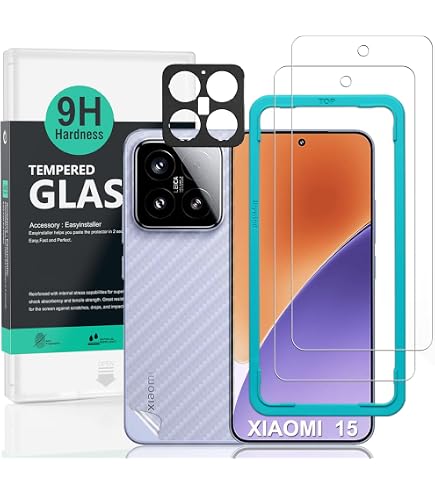 Amazon | HKKAIS【2+2 枚セット】日本製硝子採用 Xiaomi 15 用 ガラス